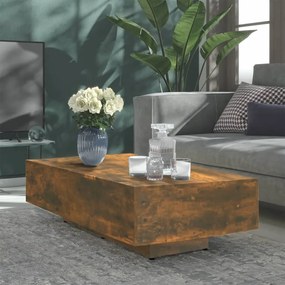 Mesa de centro 100x49,5x31 cm derivados madeira carvalho fumado