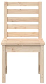 Cadeiras de jardim 2 pcs 50x48x91,5 cm pinho maciço