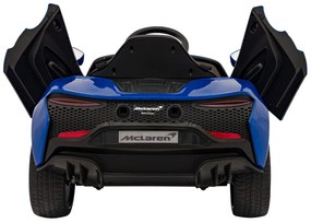 Carro elétrico para Crianças 12V 4x4 Mclaren Artura Rodas de EVA, Assento de couro Azul