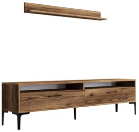 Unidade de TV Istanbul – Nogueira – 180x47x35 cm