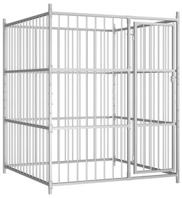 vidaXL Canil de exterior 150x150x185 cm