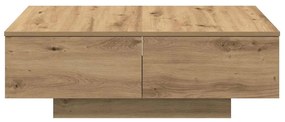 Mesa de centro 90x60x31 cm deriv. madeira carvalho artisiano