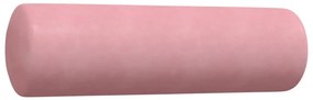 4 pcs conjunto de sofás com almofadões e rolos veludo rosa