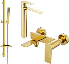 Mexen Zero DQ02 conjunto de banho, dourado - 7113DQ02-50