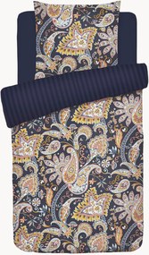 Conjunto de roupa de cama em cetim de algodão Indienne, vários tamanhos