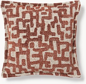 Almofada de viscose com padrão jacquard Contia