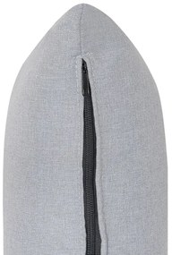 Sofá de canto em tecido cinzento claro DOLVA Beliani