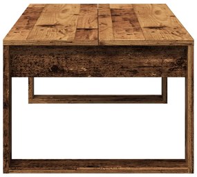 Mesa de centro 102x50x35 cm derivados de madeira madeira velha