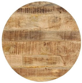 Tampo de mesa 25-27 mm 80 cm madeira de mangueira maciça