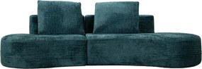 SOFÁ ISLAND TEAL 238X92X78 CM(COMPRESSO) AZUL