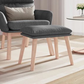 341424 vidaXL Apoio de pés 45x29,5x35 cm tecido cinzento-claro