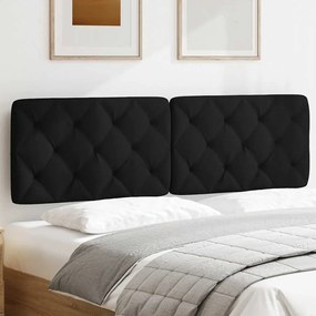 Almofadão de cabeceira 160 cm tecido preto