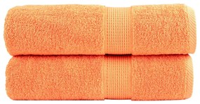 Toalhas de mãos premium SOLUND 2pcs 50x100 cm 600 gsm laranja