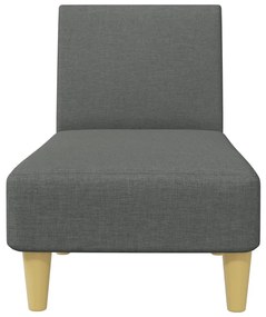 2 pcs conjunto de sofás tecido cinzento-escuro