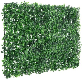 Vedação de arbusto artificial 6 pcs 40x60 cm verde