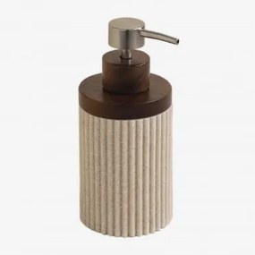 Dispensador De Sabão Em Poliresina Wassila Nude Beige - Sklum