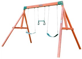 Baloiço infantil para crianças jardim exterior madeira Aviator