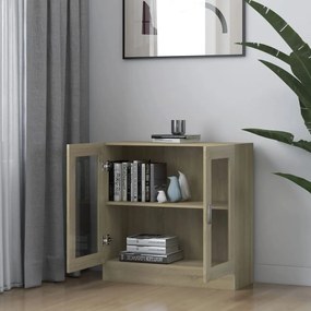 Vitrine Real de 80cm - Carvalho - Design Moderno