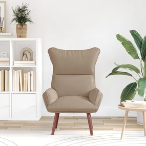 Poltrona Relaxante Cappuccino em Couro Sintético