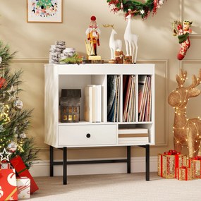 Suporte para vinhos de parede com suporte para copos, estrutura de metal resistente, suporte para 8 garrafas com prateleira aberta, marrom rústico