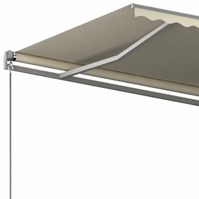 Toldo automático independente 400x350 cm cor creme