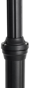 Lanterna de exterior clássica preta 235 cm 2-luzes IP44 - Berta Clássico / Antigo