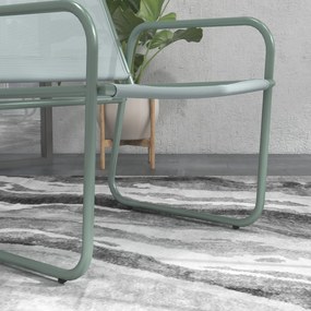 Conjunto de Móveis de Jardim Conjunto de 1 Mesa Redonda e 2 Cadeiras d