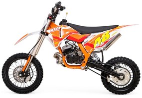 MINI MOTO Crianças MINICROSS gasolina 50cc 9cv Roan 50K 14/12" arranque a pedal Laranja