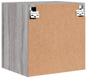 Móveis parede TV 2pcs 40,5x30x40 cm deriv. madeira cinza sonoma