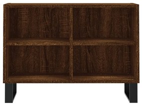 Móvel de TV 69,5x30x50cm derivados de madeira carvalho castanho