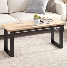 vidaXL Tampo de mesa retangular 110x40x2,5 cm madeira de pinho maciça