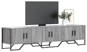 Móvel de TV 180x34x41 cm derivados de madeira cinzento sonoma