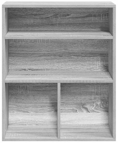 Estante cinzento sonoma 60x30x71,5 cm derivados de madeira