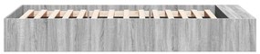 Estrutura cama 75x190 cm derivados de madeira cinzento sonoma