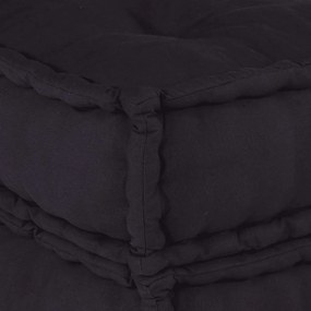 Pufe modular 70x70x36 cm tecido antracite