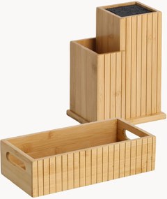 Caixas de arrumação em bambu Sally, conjunto de 6