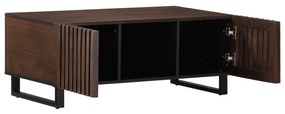 Mesa de centro 100x55x40cm madeira de mangueira maciça castanho