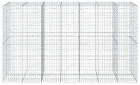 Cesto gabião com cobertura 350x100x200 cm ferro galvanizado