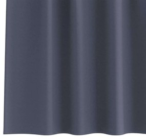 Cortinas 2 pcs Cinzento-escuro 245 x 140 cm Poliéster