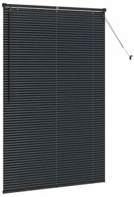 Persiana de Janela com cortinas Outros Manual Preto 120 x 175 cm Alumí