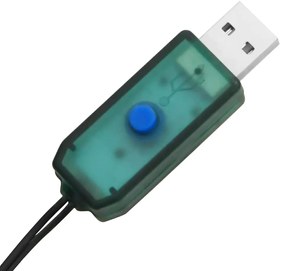 Árvore de Natal artificial pré-iluminada com 30 luzes LED 60 cm