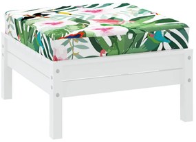 Almofadão p/ móveis paletes 60x60x8 cm tecido oxford multicor