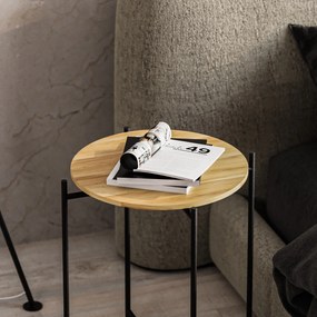 Mesa de Centro Shb-004 – Preto Natural – 46x56x46 cm | Tribo Home