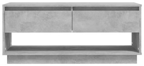 Móvel p/ TV 102x41x44 cm derivados de madeira cinzento cimento