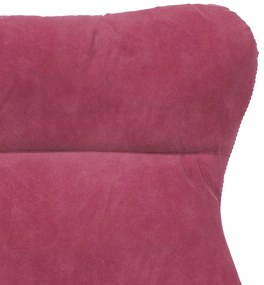 Poltrona Relaxante Veludo Bordô