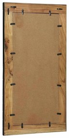 Espelho 90x2x50 cm Madeira Sólida de Acácia