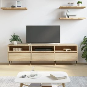 Móvel de TV 150x30x44,5 cm derivados de madeira carvalho sonoma