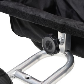 HOMCOM Reboque de Bicicleta 2 EM 1 para crianças de 2 lugares com Amortecedores Convertível em carrinho com barra e kit de corrida 129x85x105cm Vermelho