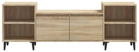 Móvel de TV 160x35x55 cm derivados de madeira carvalho sonoma