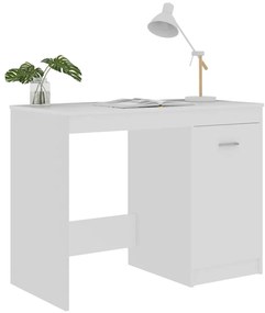 Secretária 100x50x76 cm derivados de madeira branco